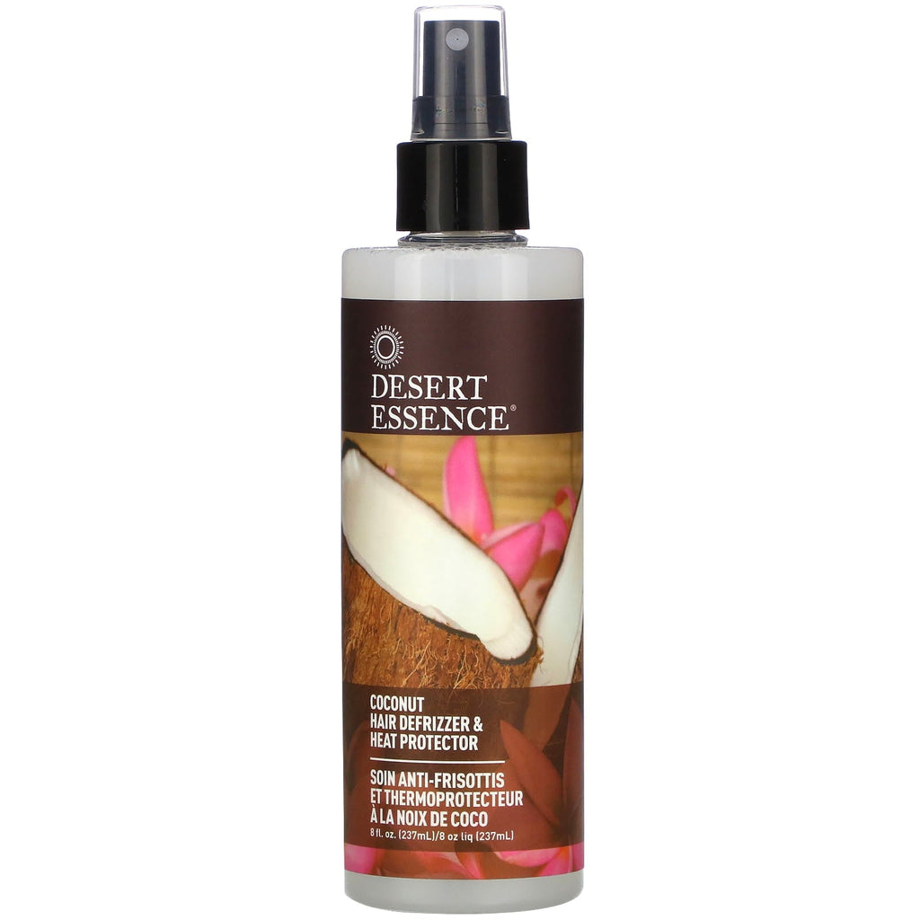 Coconut Hair Defrizzer & Heat Protector, 8.5 fl oz (237 ml)