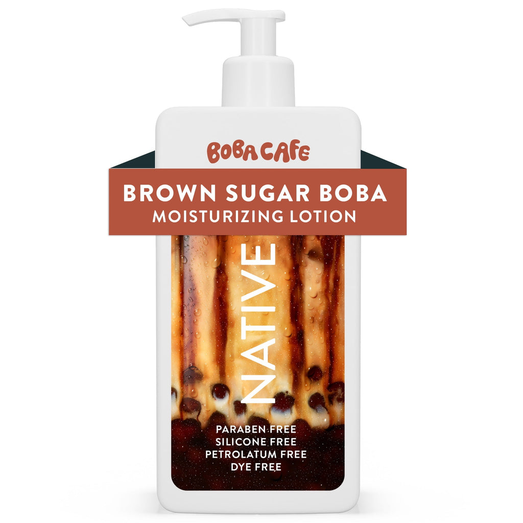 Moisturizing Body Lotion, Limited Edition Brown Sugar Boba, Silicone Free for Women and Men, Boba Café, 16.5 oz