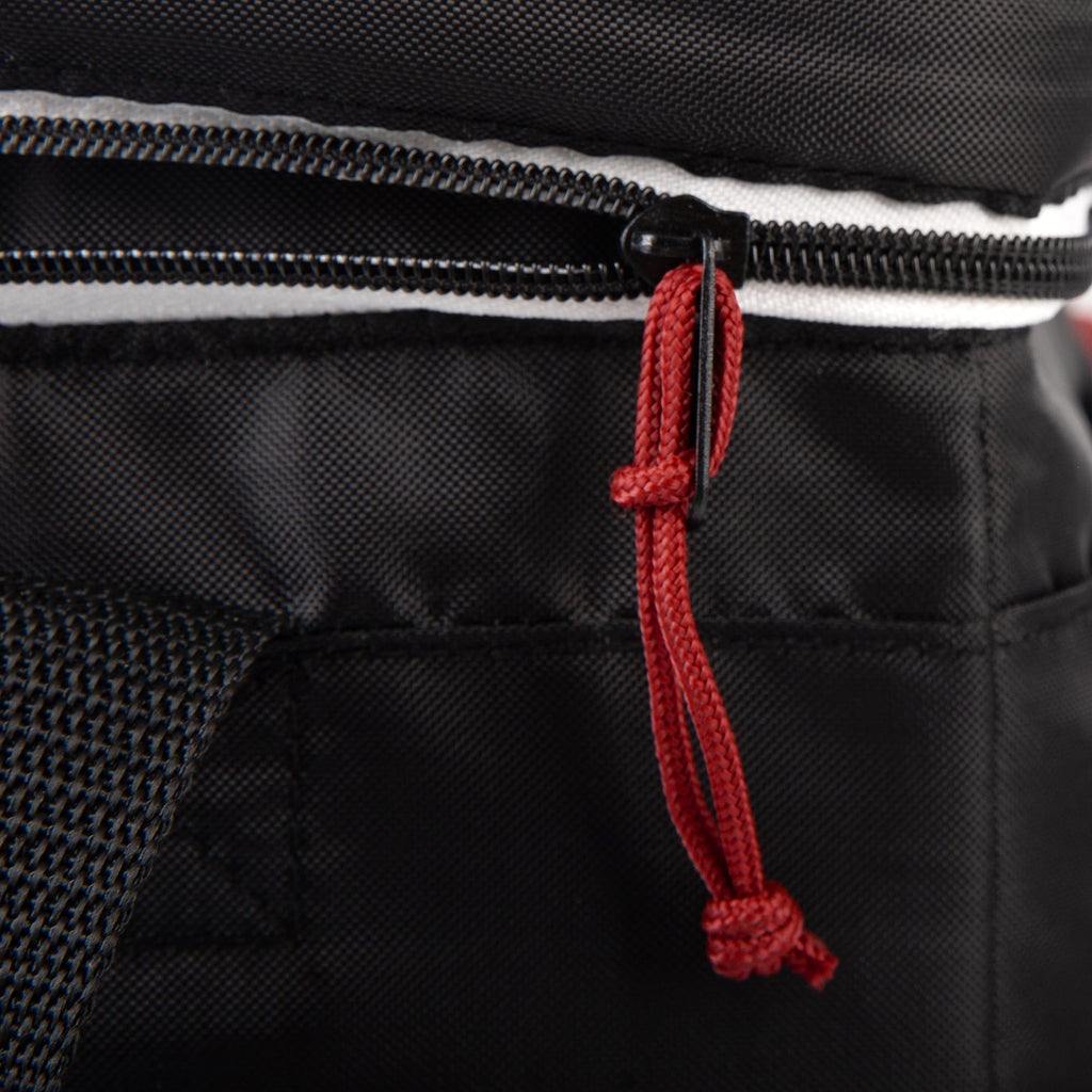 12 Can Capacity Heritage Lunch Companion Cooler Bag, Black and Red
