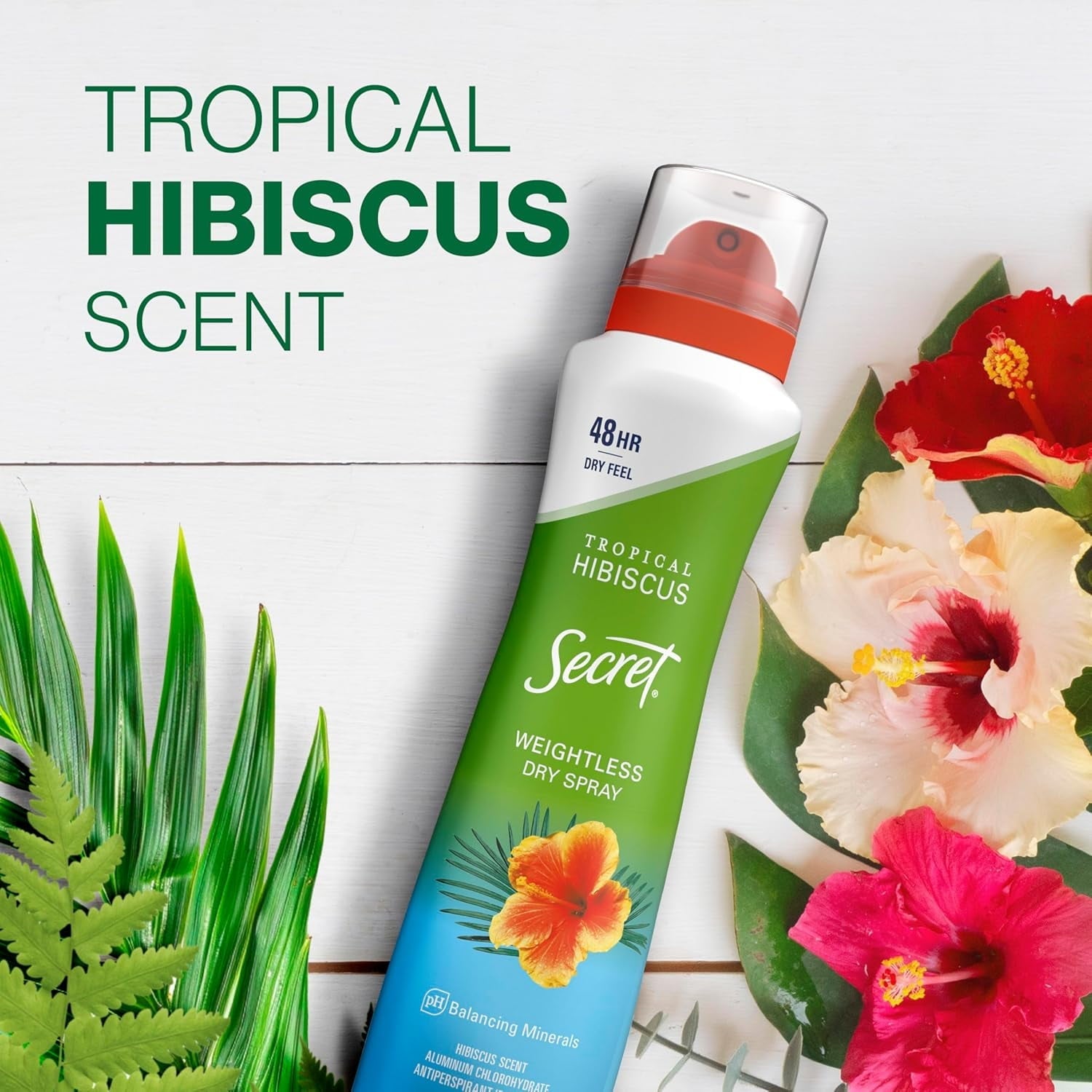 Deodorant Dry Spray Tropical Hibiscus 4.1oz