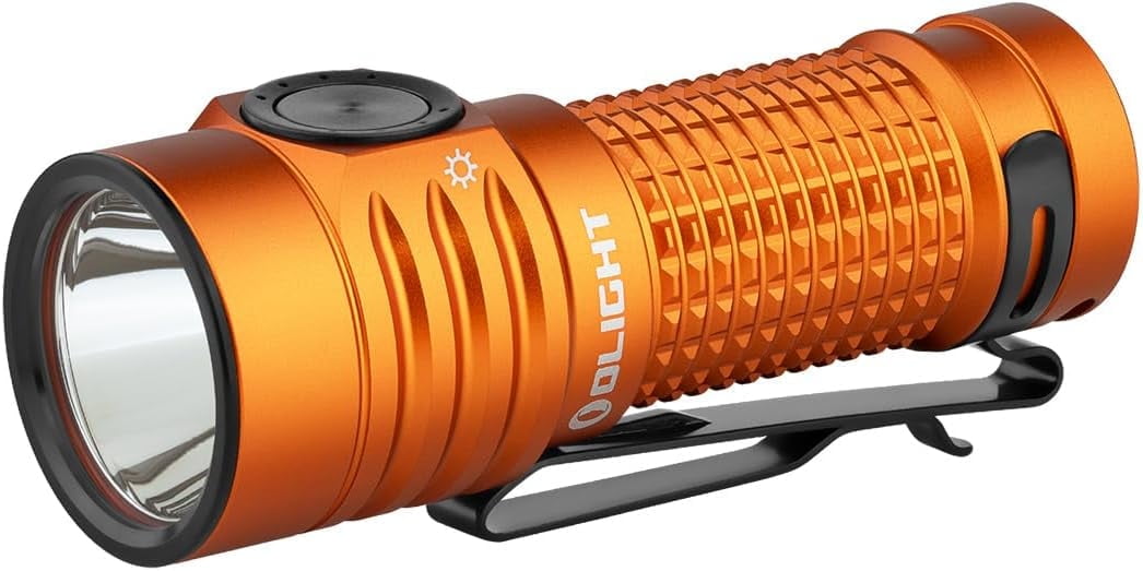 Baton Turbo EDC Rechargeable Handheld Flashlight, 1000 Lumens Compact LED and 510 Meters Long Throw Powerful Light, with Two-Way Clip and Landyard for Camping, Home Use (Roadster)