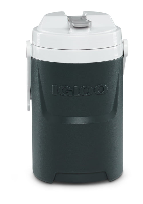 1/2 Gallon Sports Beverage Plastic Jug with Hooks, Gray