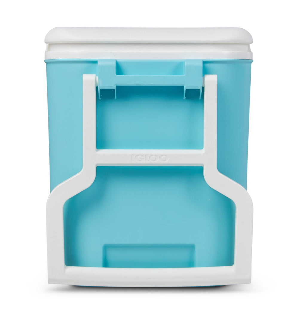 38 qt. 'Wheelie Cool' Hard Ice Chest Cooler with Wheels - Blue