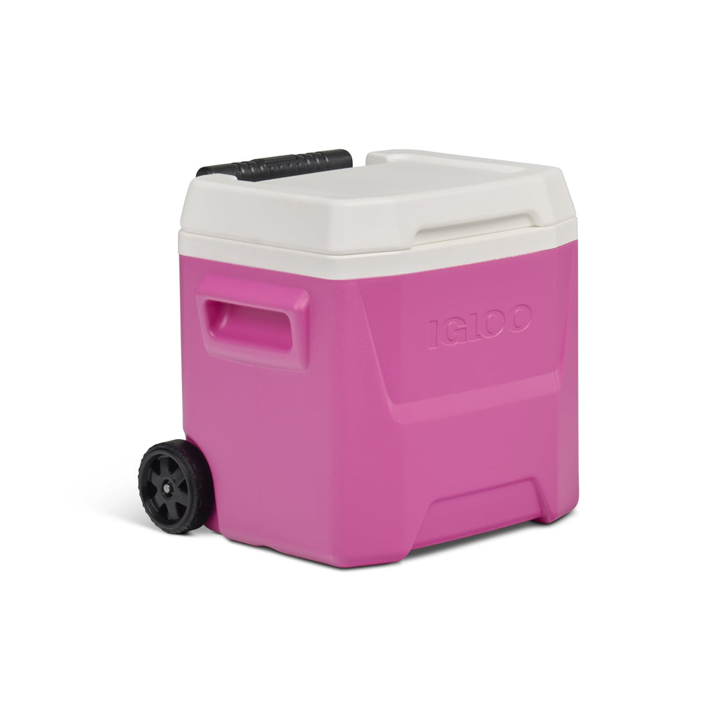 16 QT Laguna Hard Sided Ice Chest Cooler with Wheels, Aqua Blue