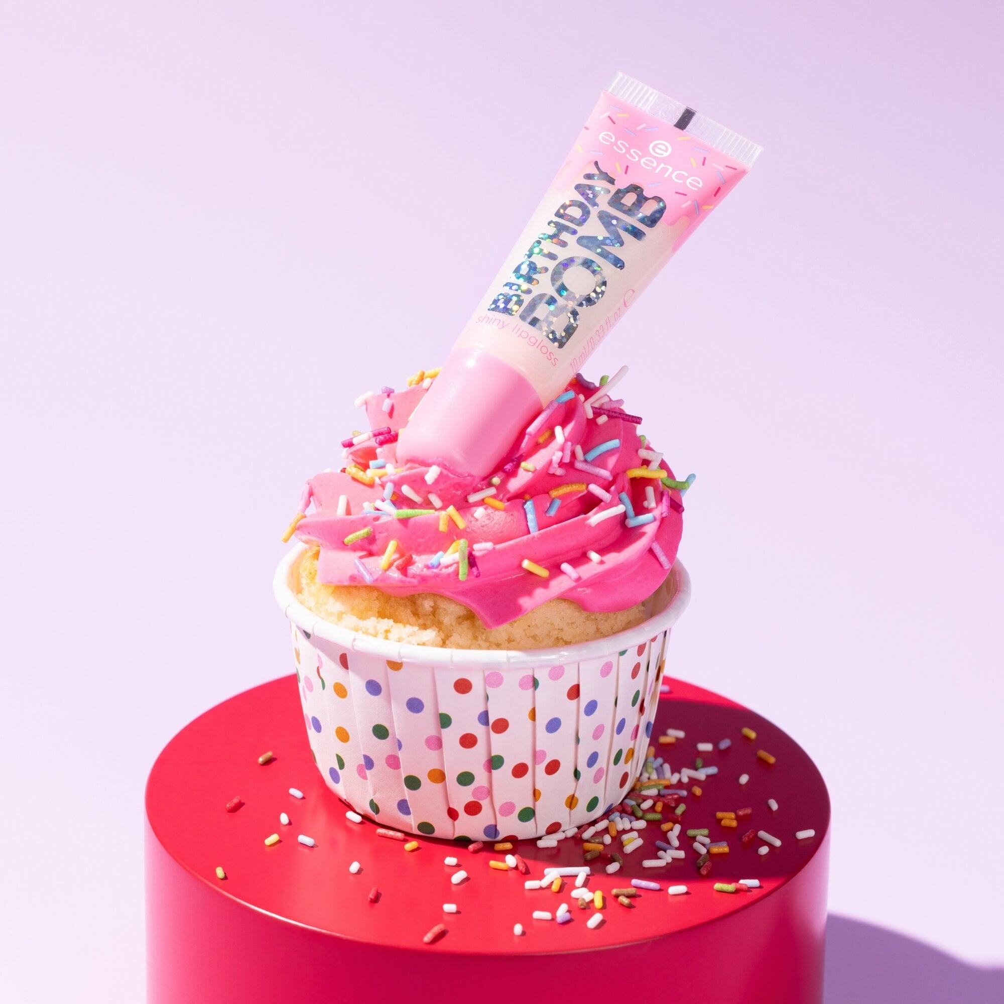 Juicy Bomb Shiny Lip Gloss, 101 Lovely Litchi
