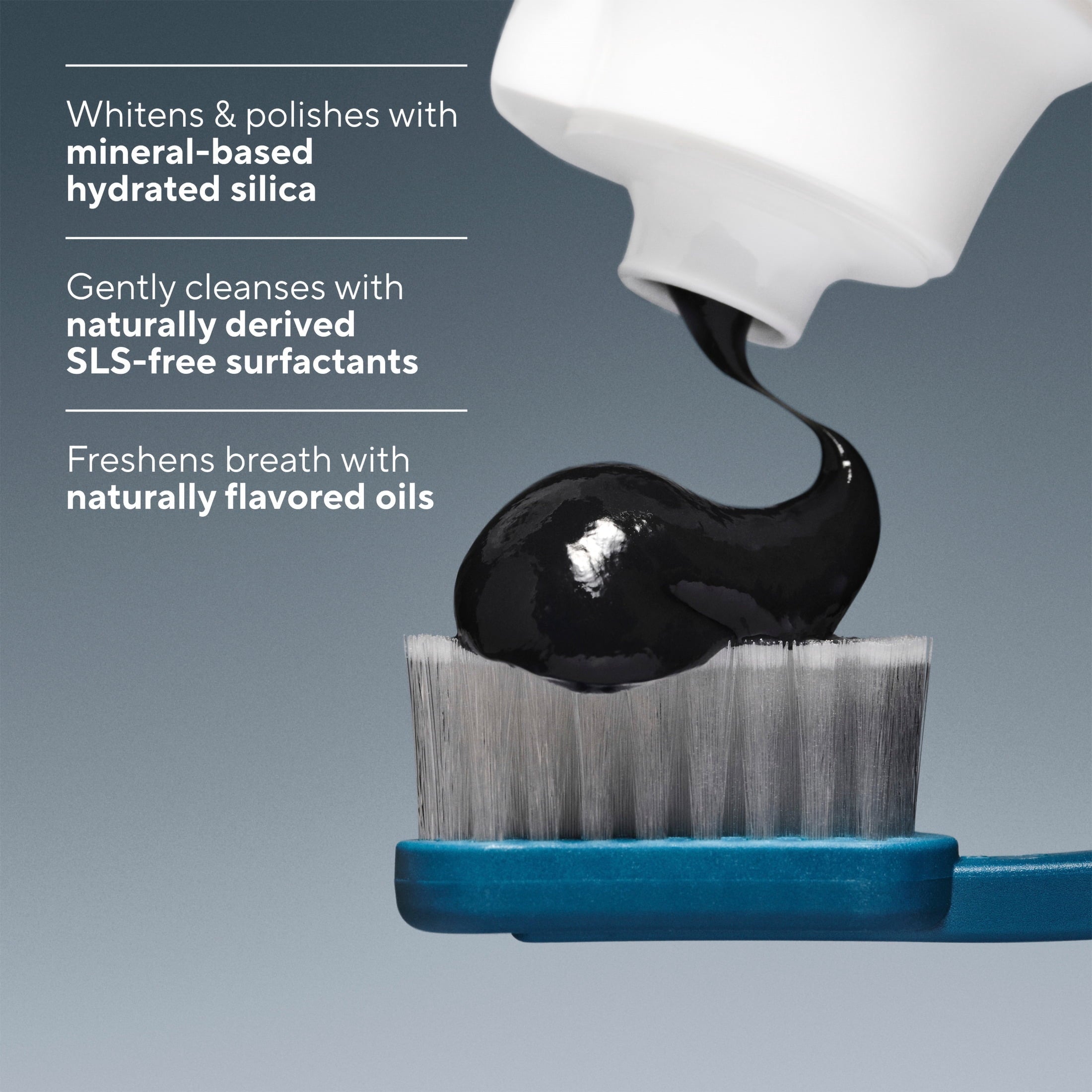 Fluoride Free Toothpaste, Charcoal & Mint Flavor, 4.1 oz, for Adults & Kids 2+