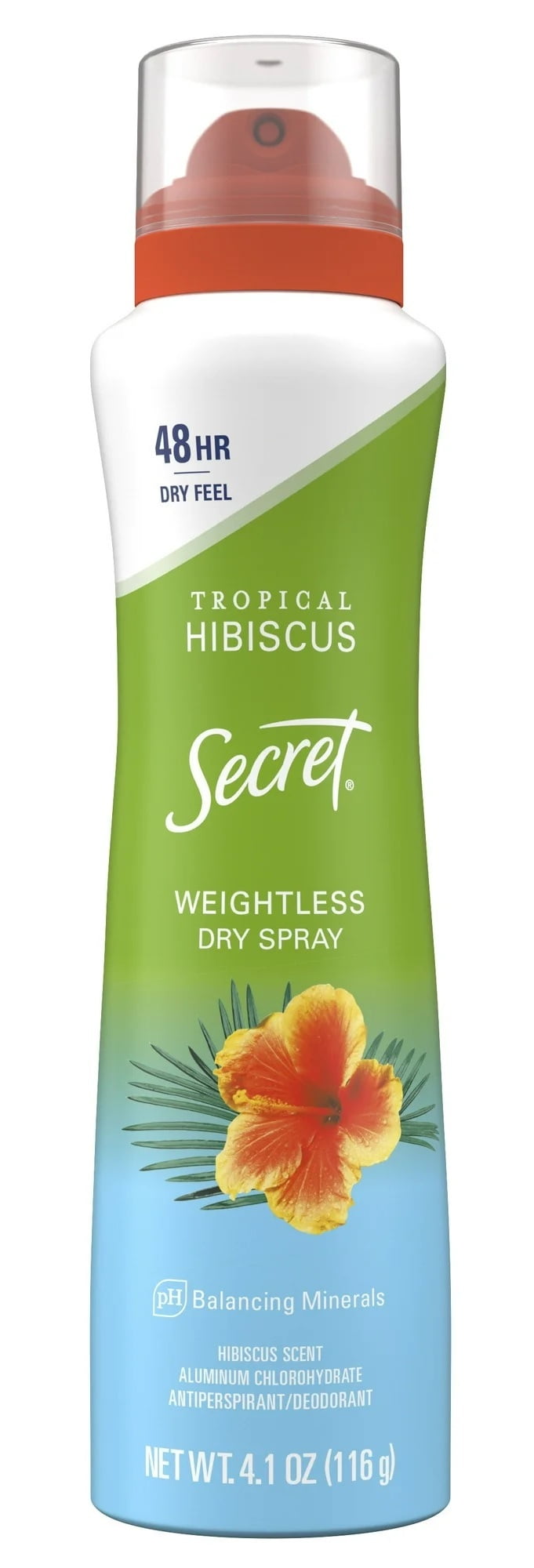Deodorant Dry Spray Tropical Hibiscus 4.1oz