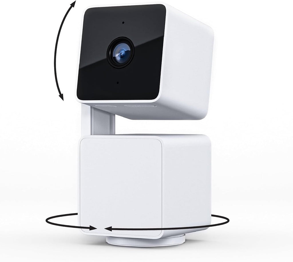 Cam Pan v3 Indoor/Outdoor Wired Security Camera with Pan/Tilt/Zoom - White
