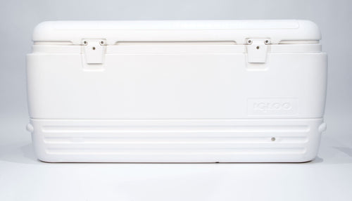 120 qt. Quick & Cool Polar Ice Chest Cooler, White