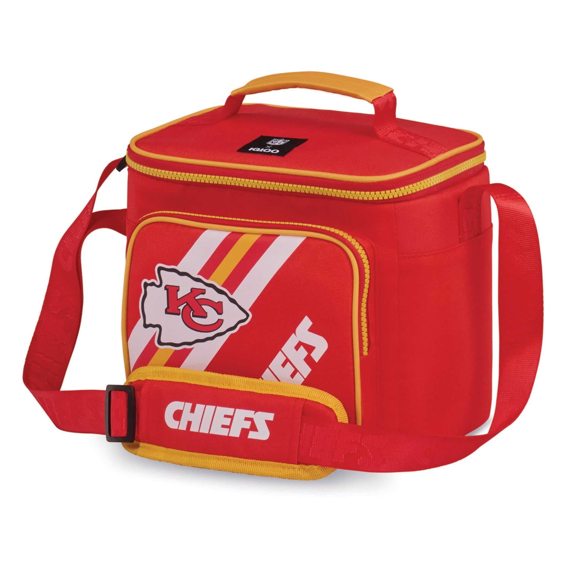 Kansas City Chiefs Square Lined 4-Pack Cooler