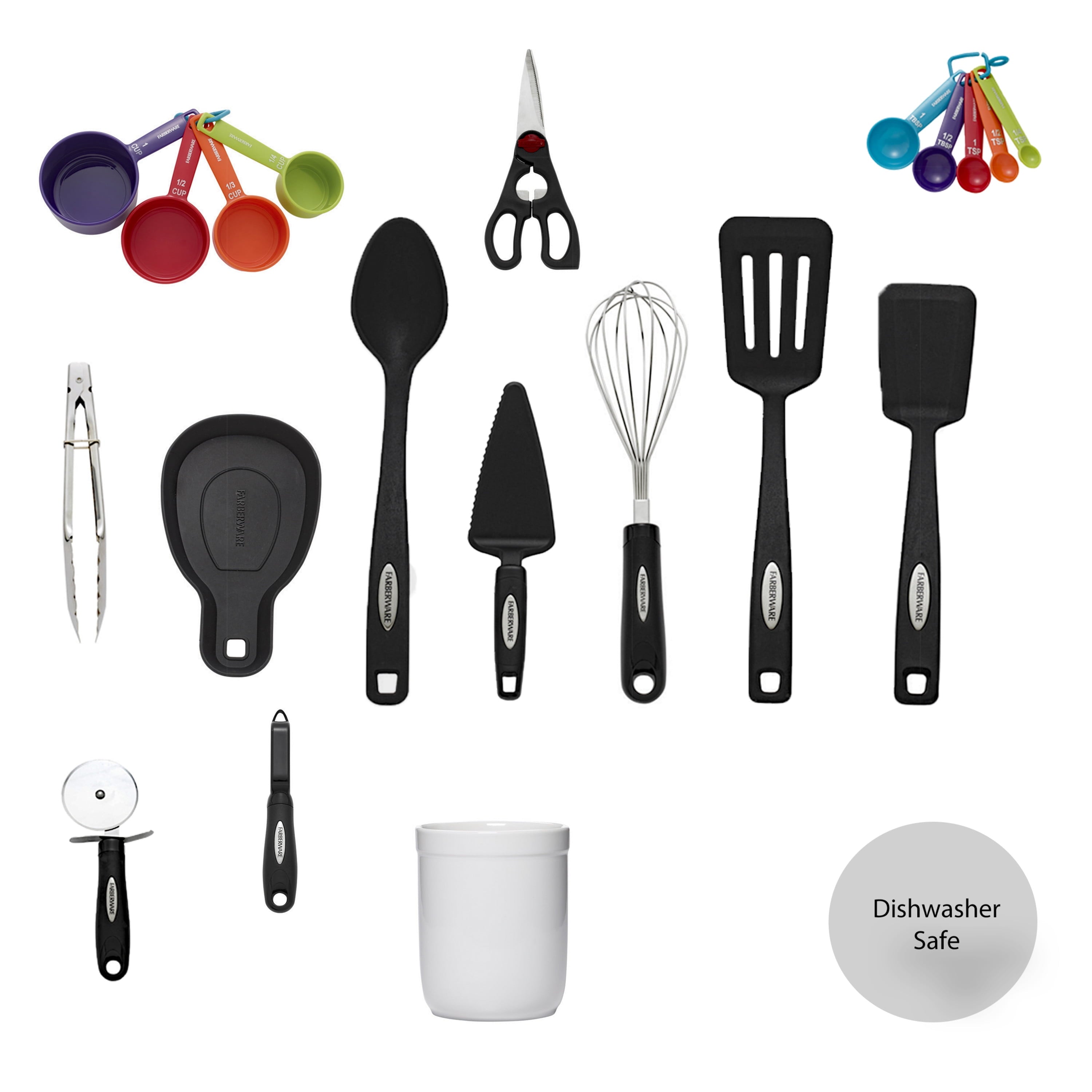 28-Piece Kitchen Utensil & Gadget Set, Multicolor