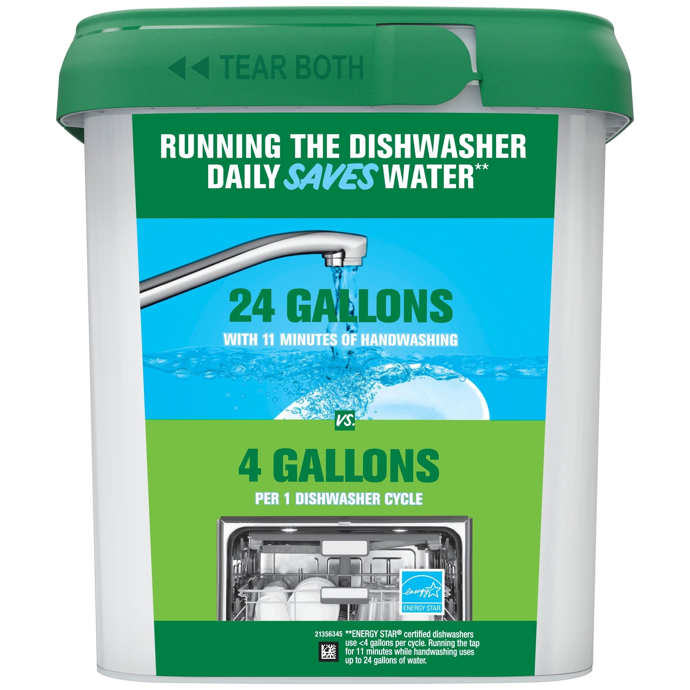 Free & Clear Dishwasher Pods, Dish Detergent Soap, Unscented, 47 Count
