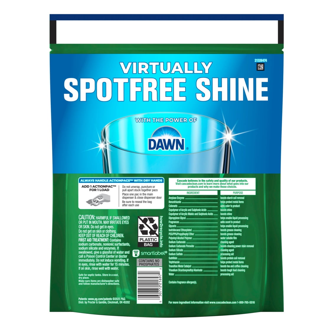 Complete Dishwasher Detergent Fresh, 33ct