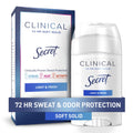 Clinical Soft Solid Antiperspirant Deodorant for Women, Light & Fresh, 1.6 oz