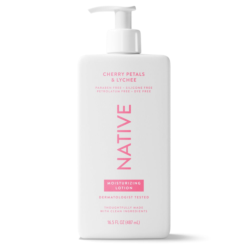 Moisturizing Body Lotion, Cherry Petals & Lychee, Daily Dermatologist Tested for Sensitive Skin, for Women & Men, 16.5 fl oz
