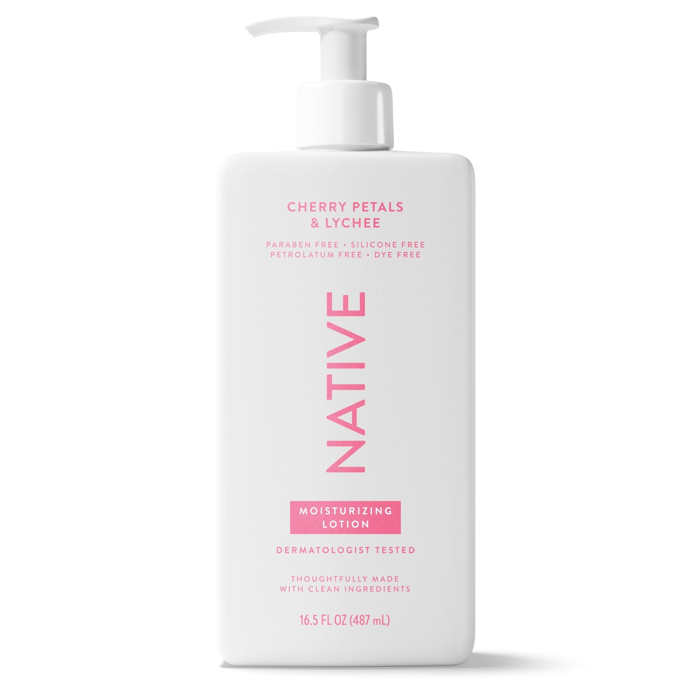 Moisturizing Body Lotion, Cherry Petals & Lychee, Daily Dermatologist Tested for Sensitive Skin, for Women & Men, 16.5 fl oz