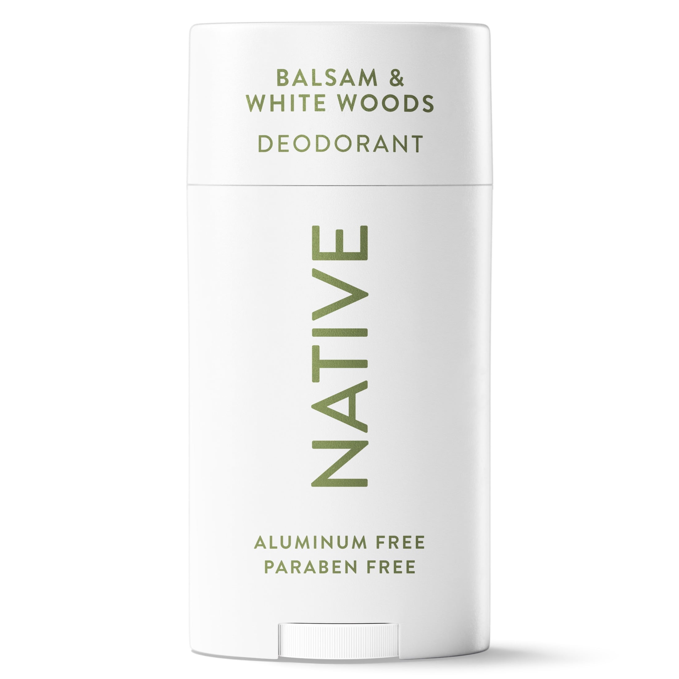 Aluminum Free Deodorant For Men, 72 Hour Solid Deodorant Stick, Balsam & White Woods, 2.65oz