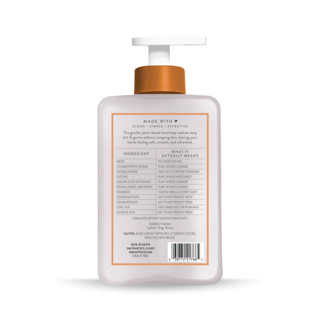 Liquid Hand Soap, Limited Edition Strawberry Matcha, Sulfate Free Hand Soap, Boba Café, 13 fl oz