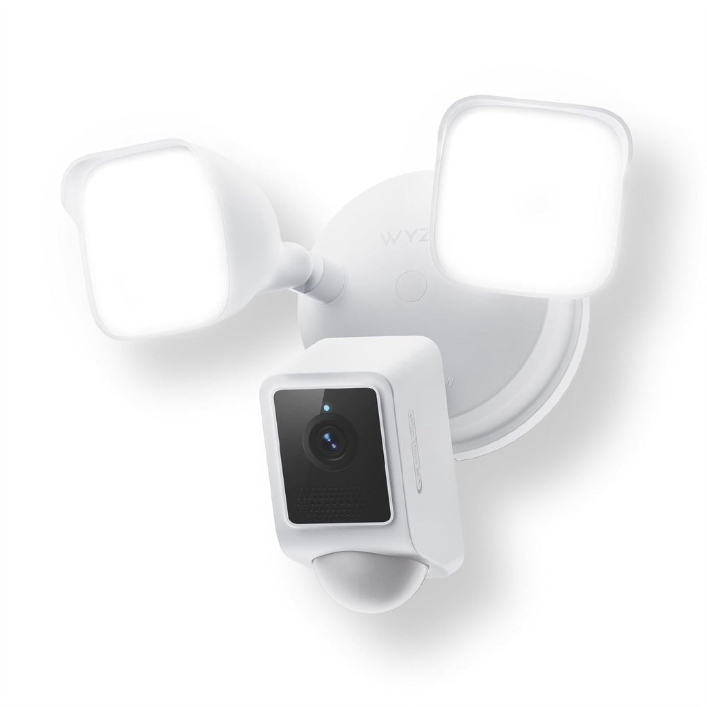 2K HD Outdoor Security Cam, Motion Light, Color Night Vision, 105db Siren, Floodlight Camera v2, 2800-Lumen LEDs