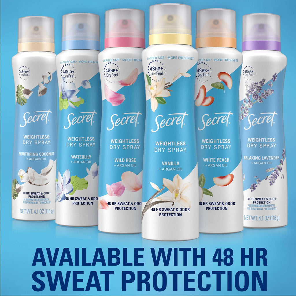 Aluminum Free Dry Spray Women's Deodorant, Midnight Jasmine, 4.1 oz