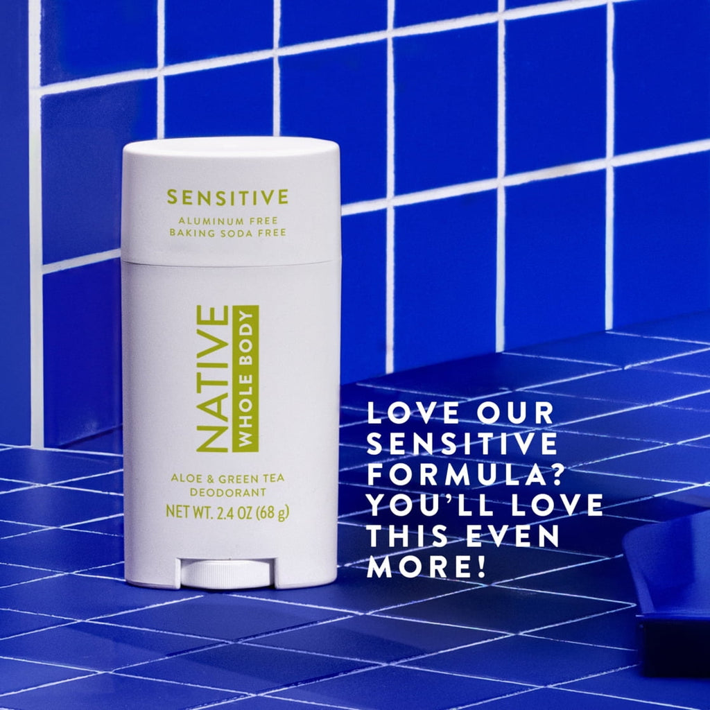 Deodorant, Aluminum Free, Aloe & Green Tea Sensitive Whole Body Deodorant 2.4 oz