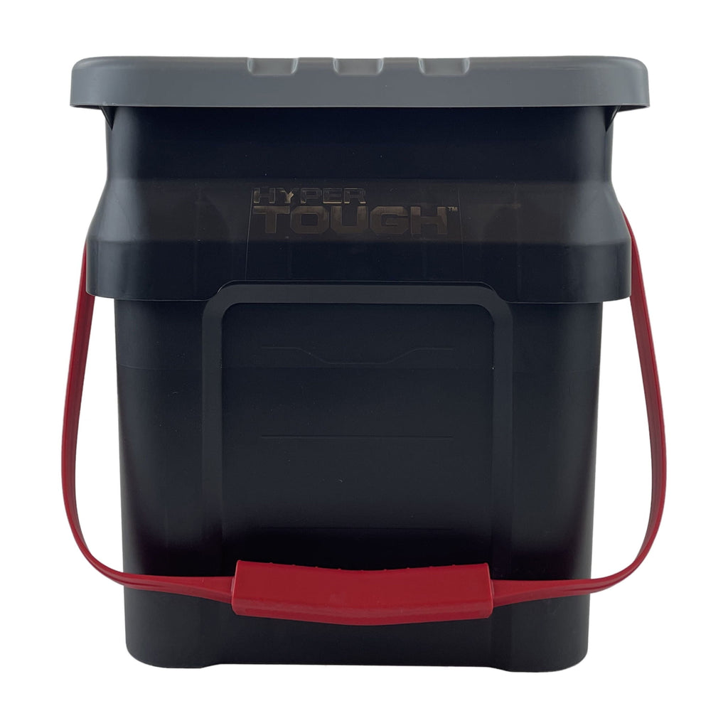 5 Gallon Heavy Duty Plastic Material Bucket Tote, Black, Adult