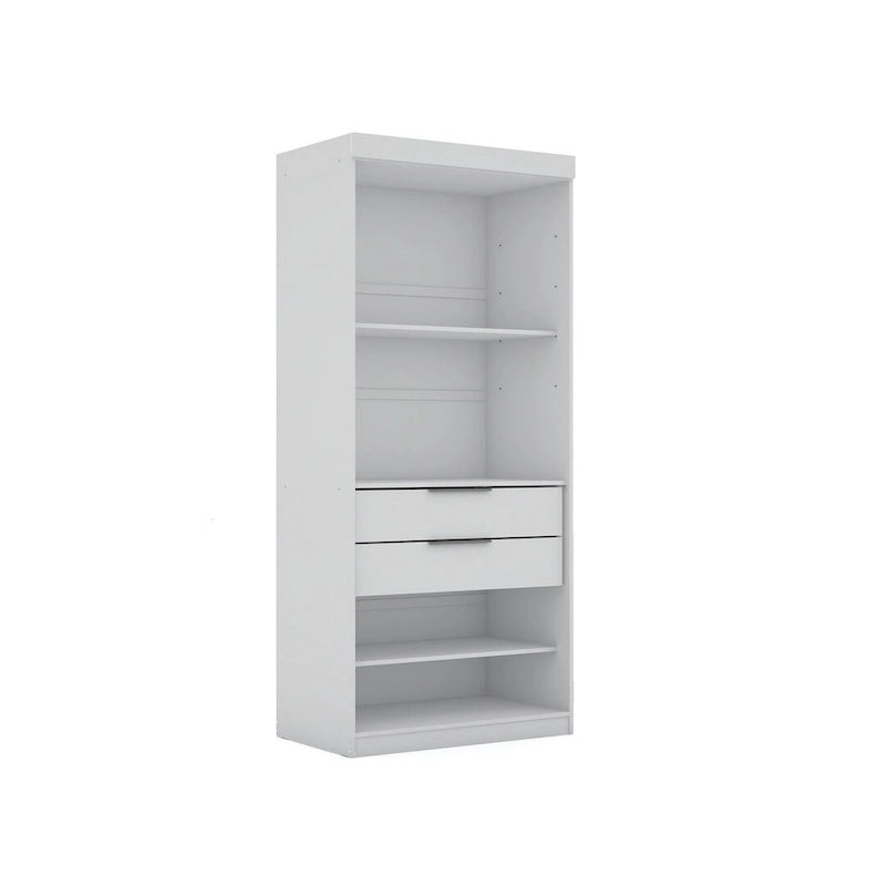 Mulberry 2.0 Modern 3 Sectional 6 Drawer Wardrobe Closet Set of 3