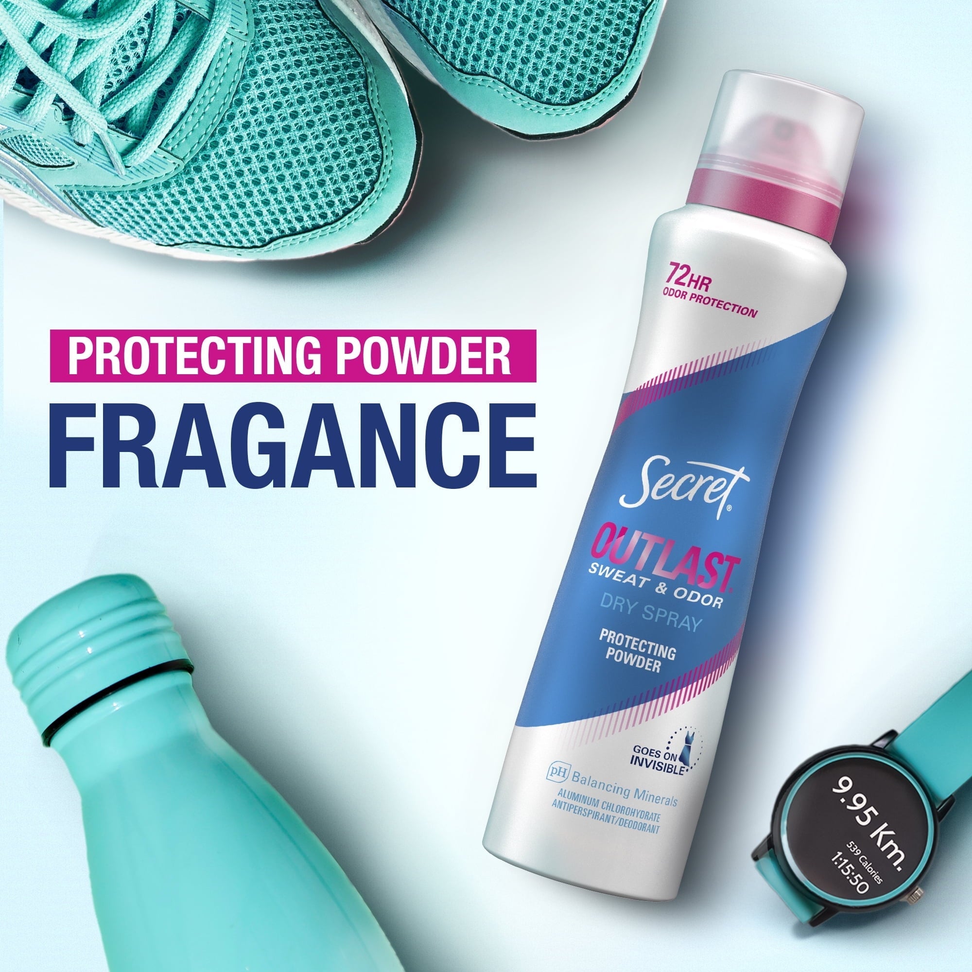 Dry Spray Antiperspirant Deodorant, Waterlily and Argan Oil, 4.1 oz