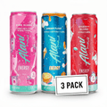 Energy Drink Variety Pack, 12 fl oz Cans (Pack of 3), Pink Slush, Dream Float & Cherry Slush, Zero Sugar, 200mg Caffeine