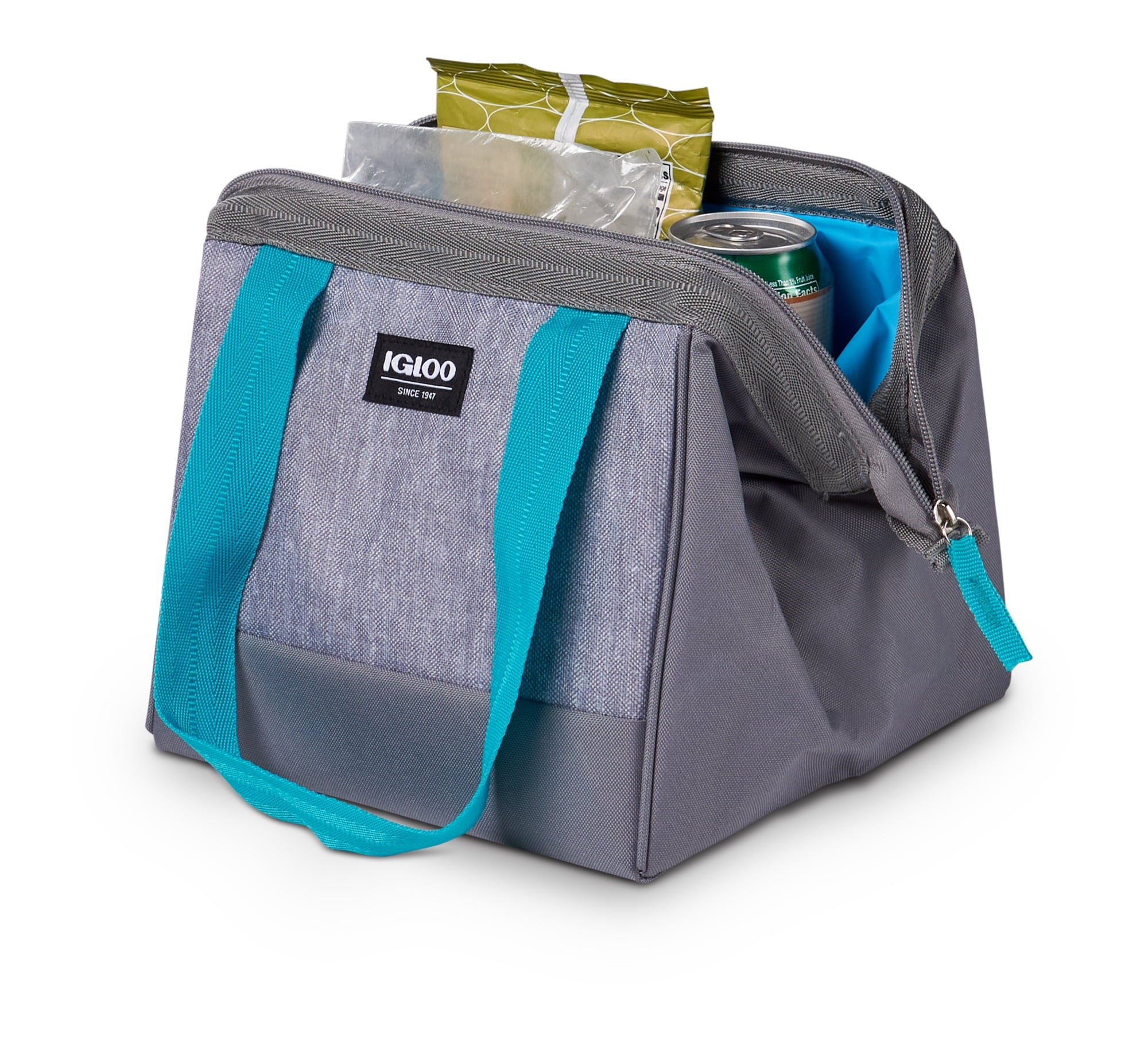 (2 pack) Igloo Leftover Tote Cooler Bag, 9 Can Capacity, Gray