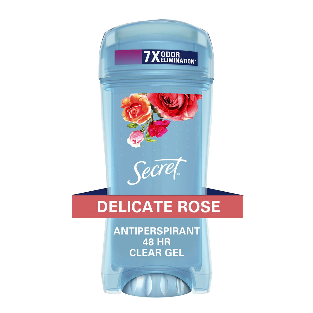 Fresh Clear Gel Antiperspirant Deodorant for Women, Delicate Rose Scent, 2.6 oz