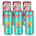 New Energy Drinks Cherry Twist, Juicy Peach Variety Pack Sugar-Free, Low-Calorie, 200mg Caffeine, Energy Boost Drink 12 fl oz (Pack of 6)