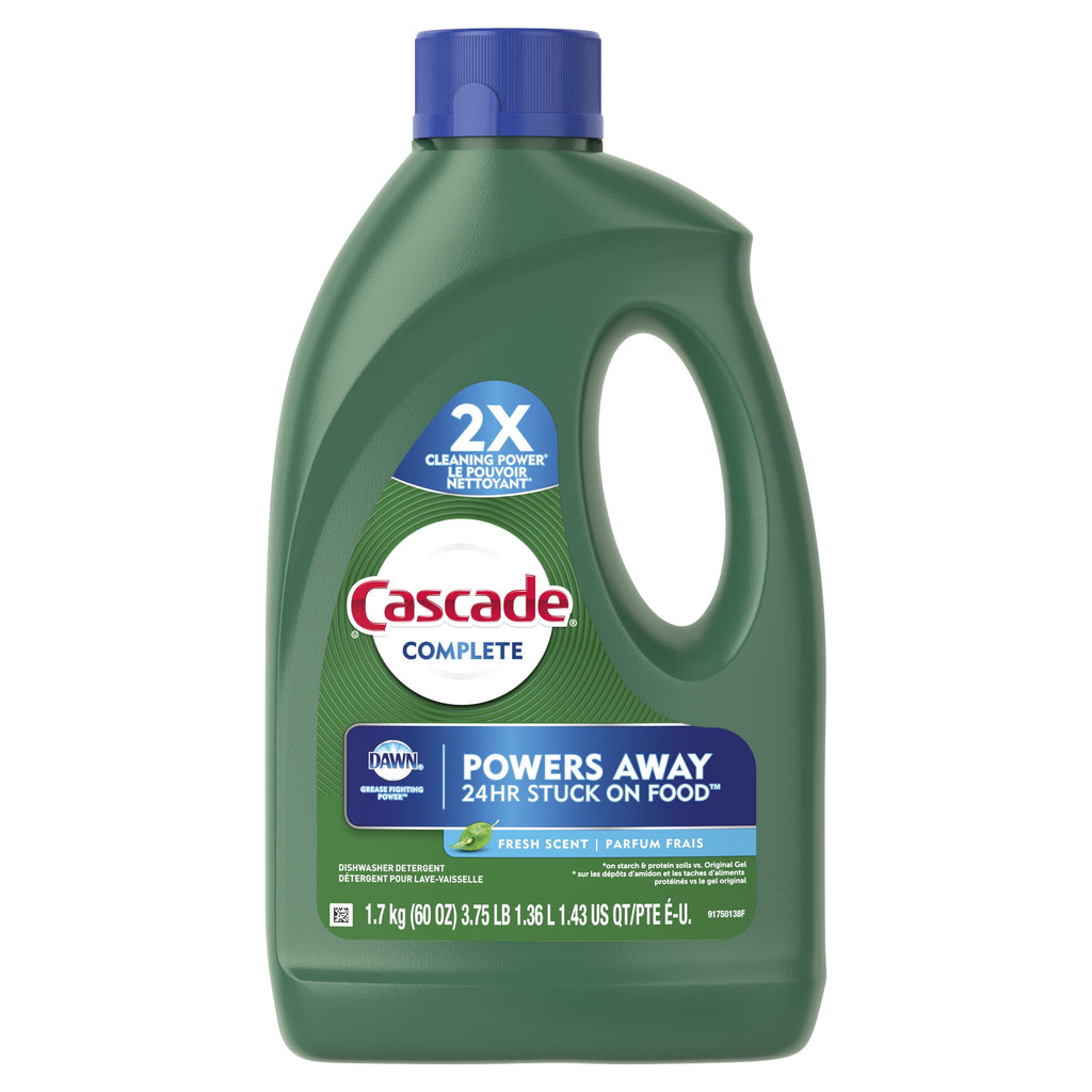 Complete Gel Dishwasher Detergent, Fresh Scent, 60 oz