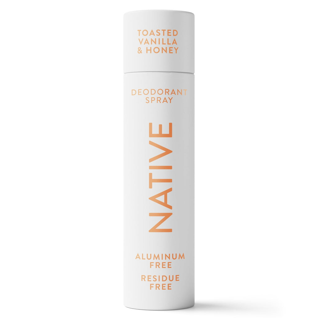 Aluminum Free Deodorant Spray For Women, 72 Hour Deodorant Spray, Toasted Vanilla & Honey, 3.5oz