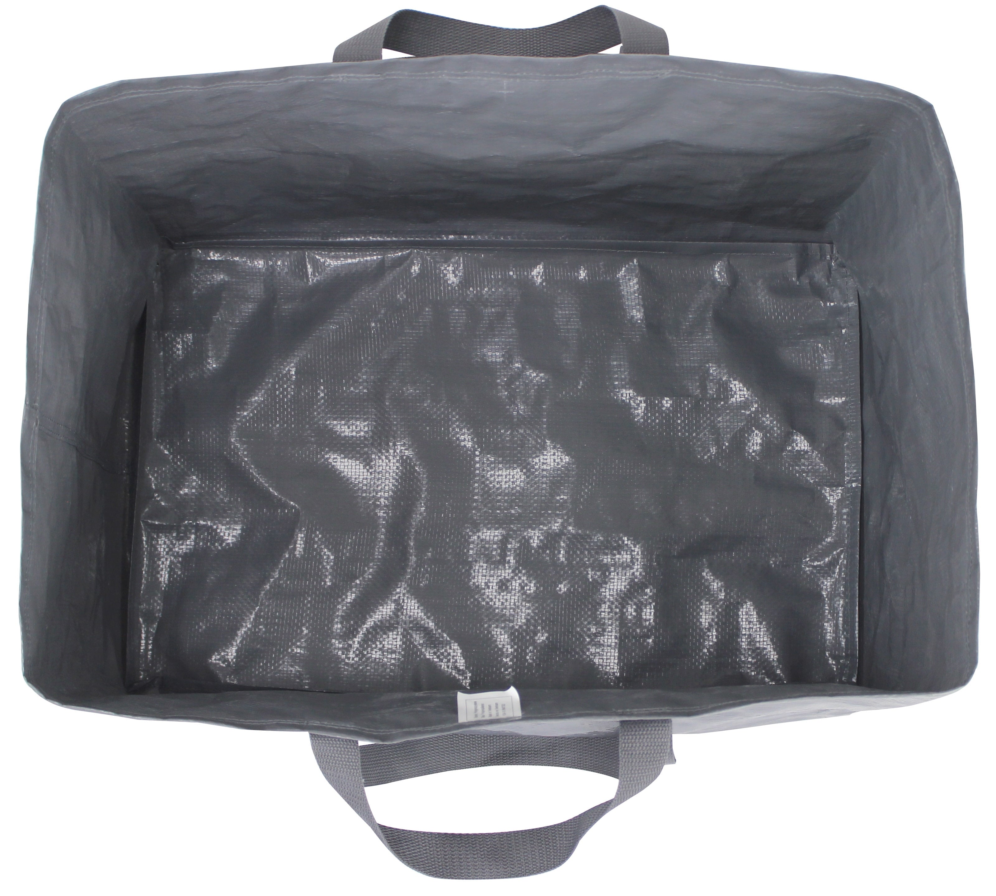 Heavy Duty Open Top Storage Bag, Grey, 19 Gallon