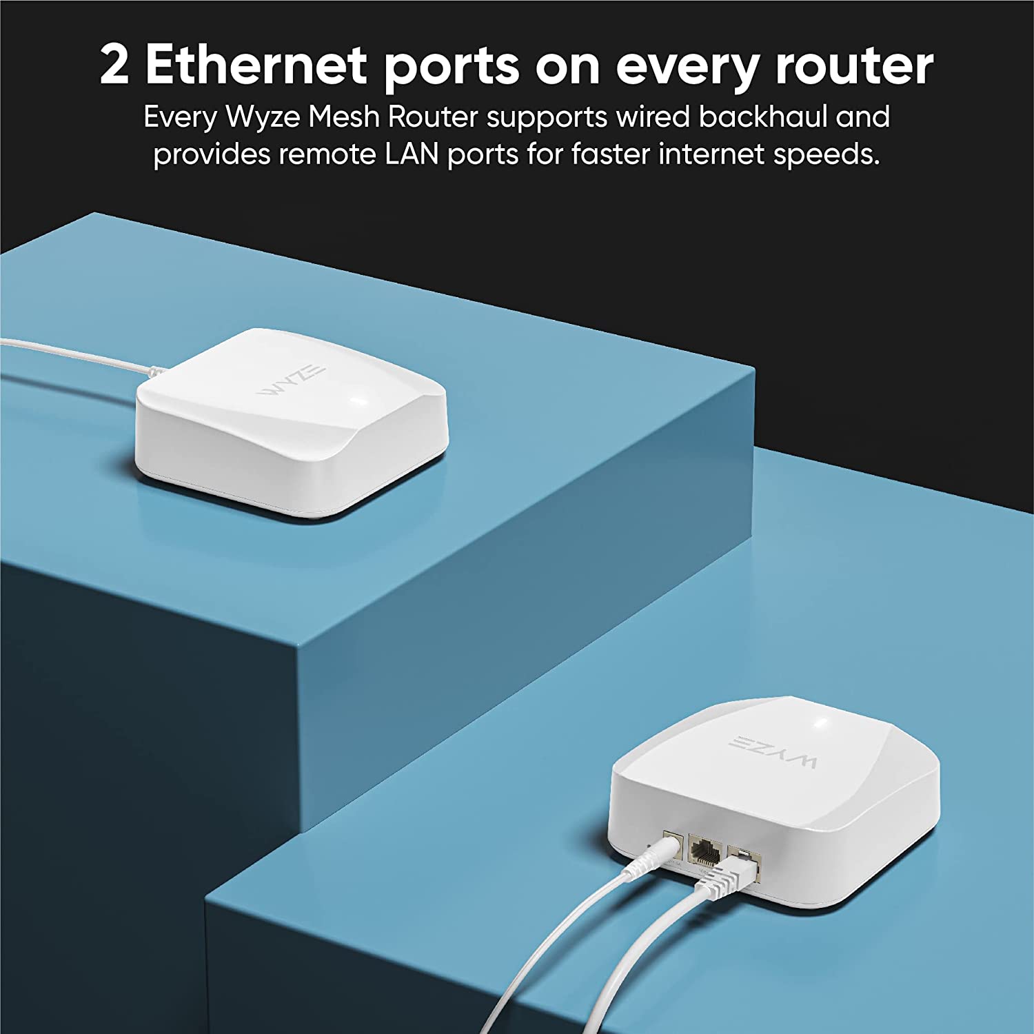AX3000 Dual-Band Wi-Fi 6 Mesh Router System, Covers up to 1500 Sq. Ft, 50+ Devices, Replaces Router and Extender, Supports Wired Backhaul, 2X 1 Gbps Ports - 1 Pack