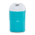 1/2 Gallon Sports Beverage Plastic Jug with Hooks, Aqua