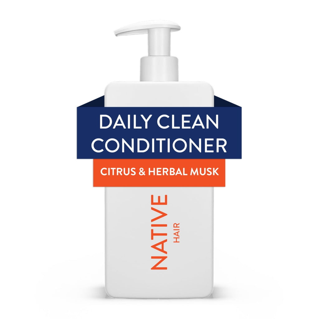 Daily Clean Shampoo, Conditioner, & Body Wash Set, Citrus & Herbal Musk, Sulfate & Paraben Free, 16.5 oz
