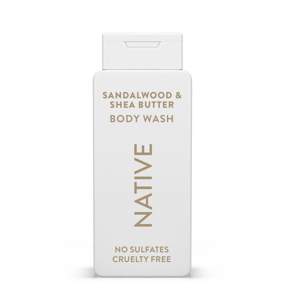 Body Wash, Sulfate Free, Sandalwood & Shea Butter, for Women and Men, 18 fl oz