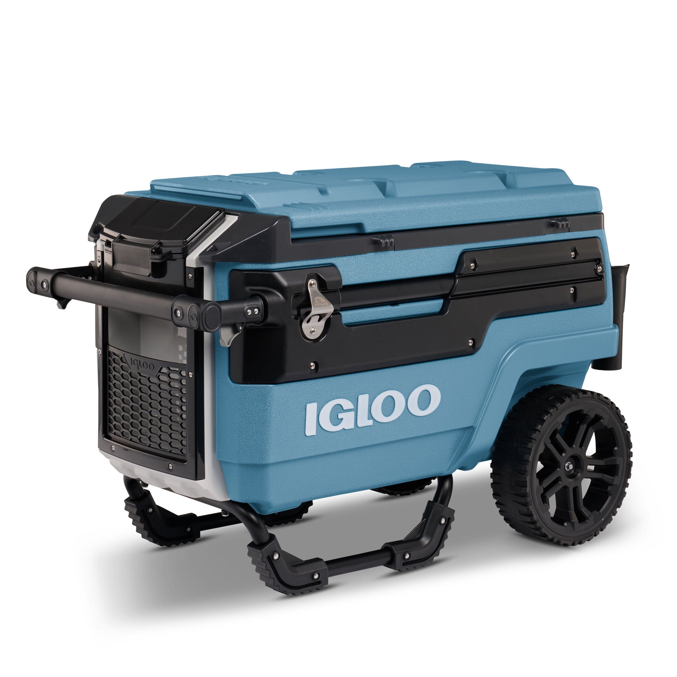 70 QT Trailmate Journey Rolling Cooler, Carbonite Gray