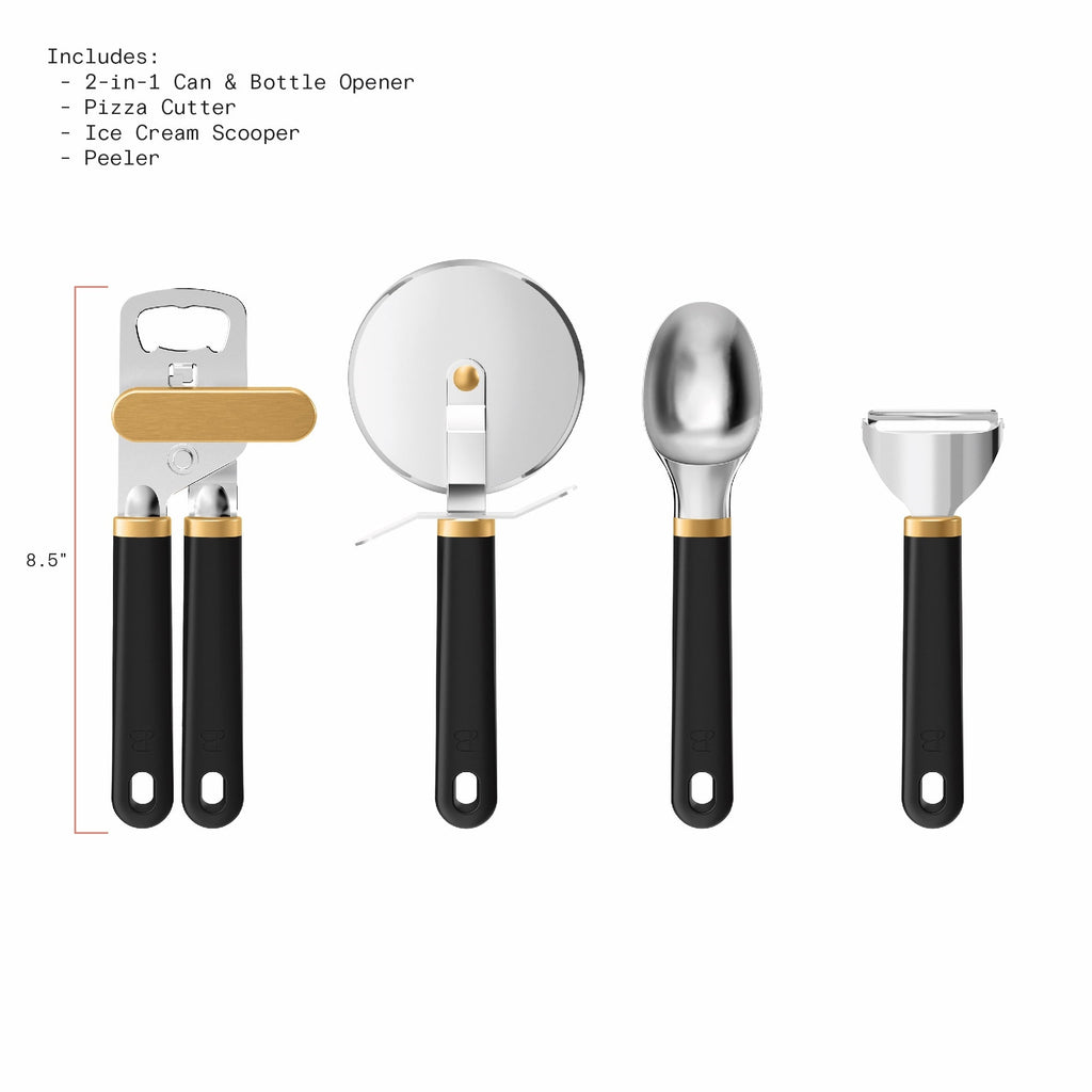 4-Piece Essentials Gadget Set, Porcini Taupe by Drew Barrymore