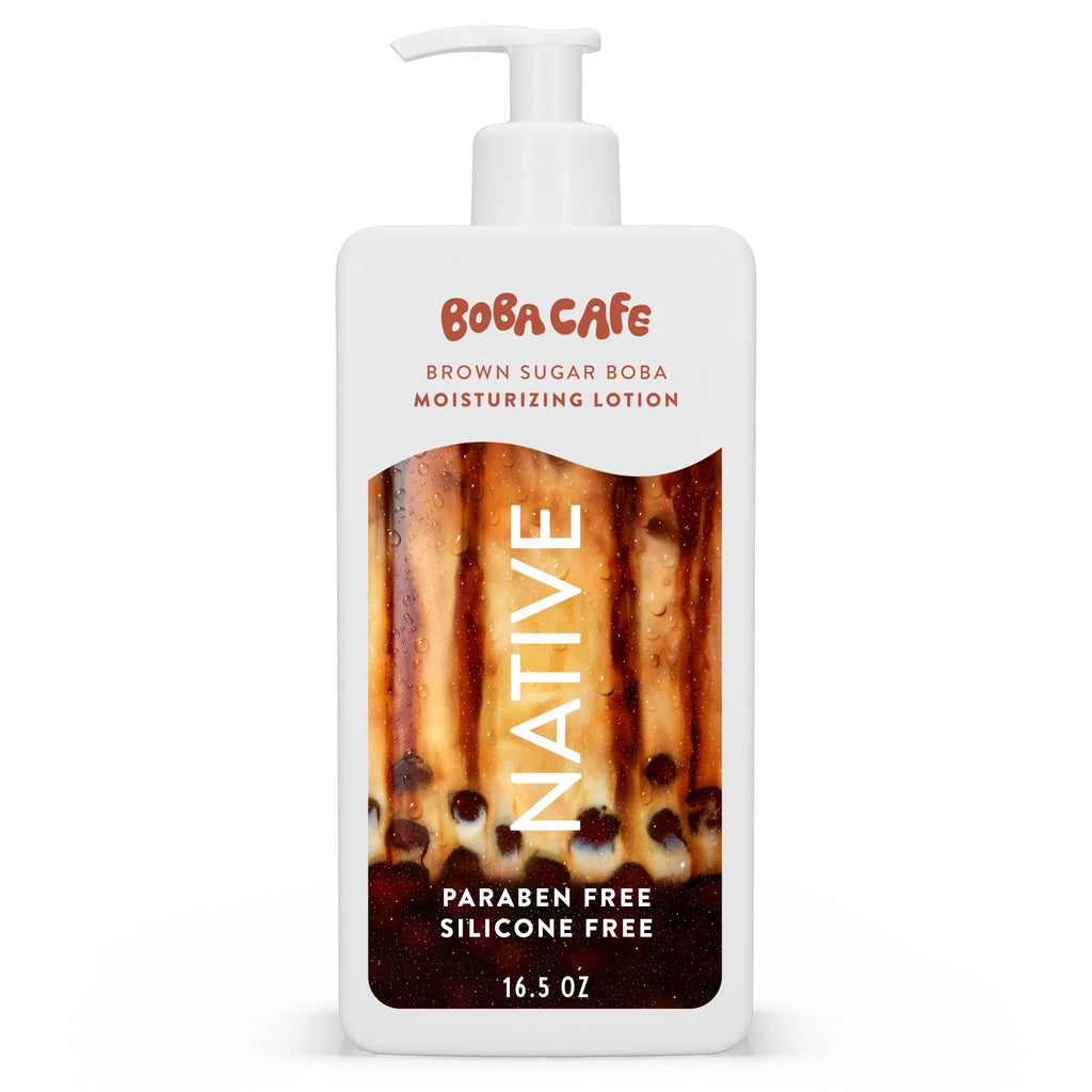 Moisturizing Body Lotion, Limited Edition Brown Sugar Boba, Silicone Free for Women and Men, Boba Café, 16.5 oz