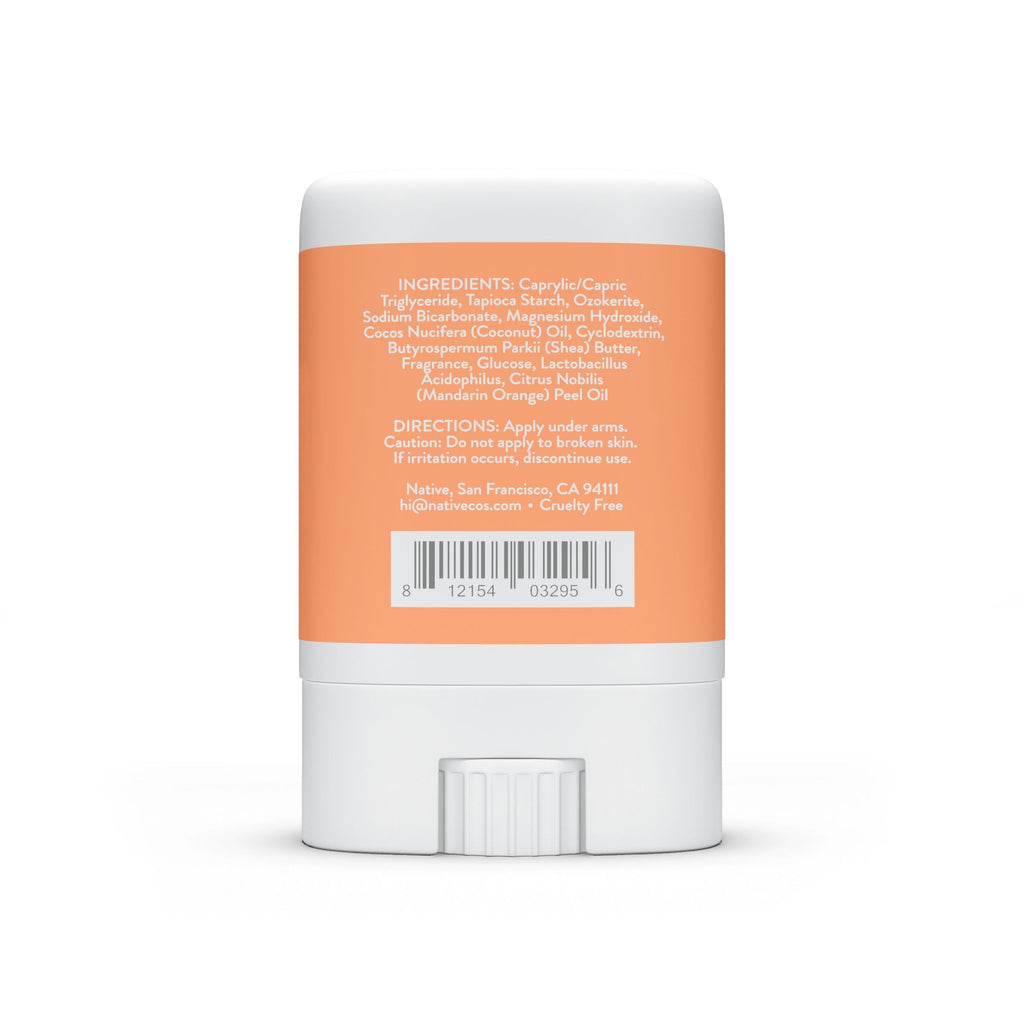 (3 pack) Native Deodorant Sweet Peach & Nectar Mini Travel Size 0.35 oz.