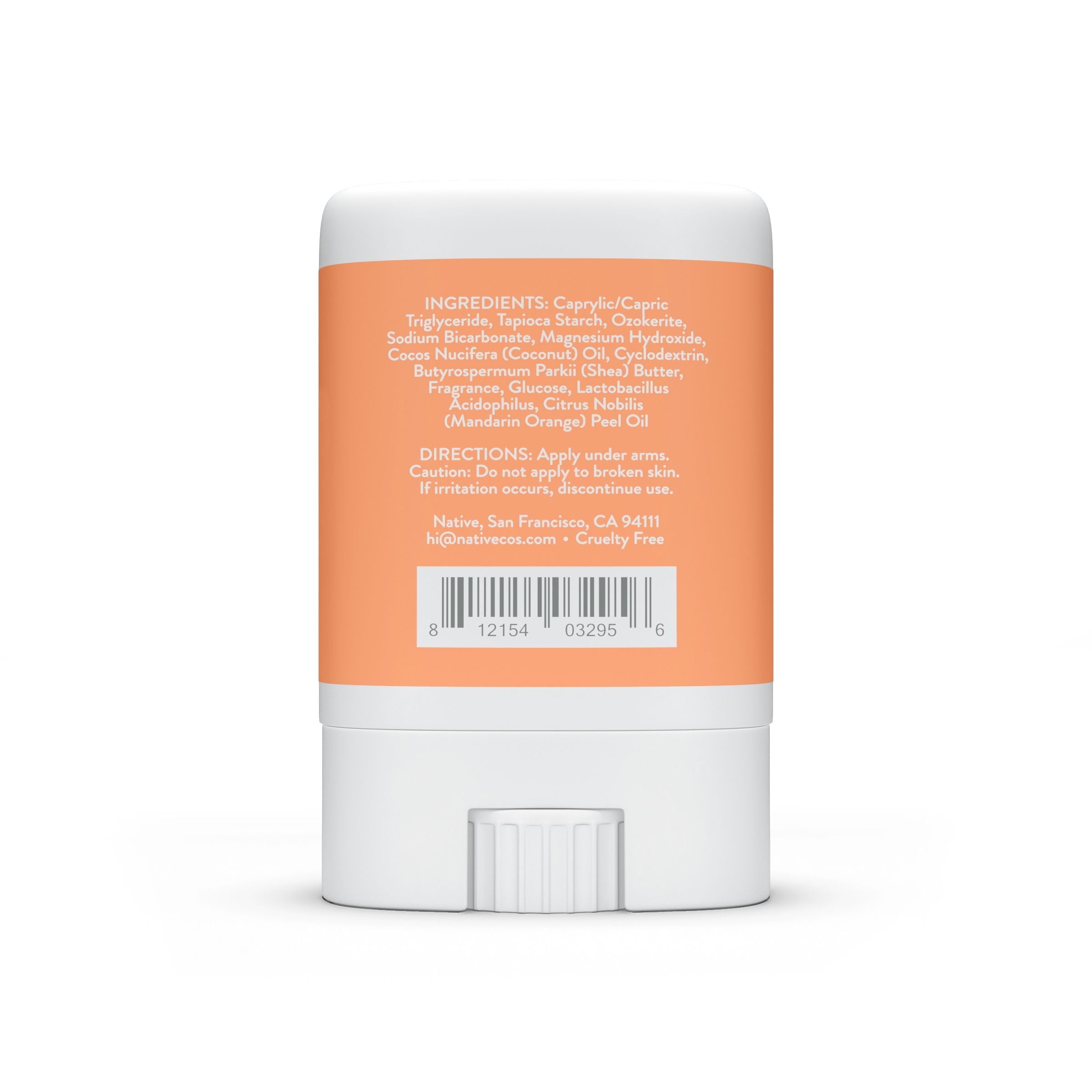 (3 pack) Native Deodorant Sweet Peach & Nectar Mini Travel Size 0.35 oz.