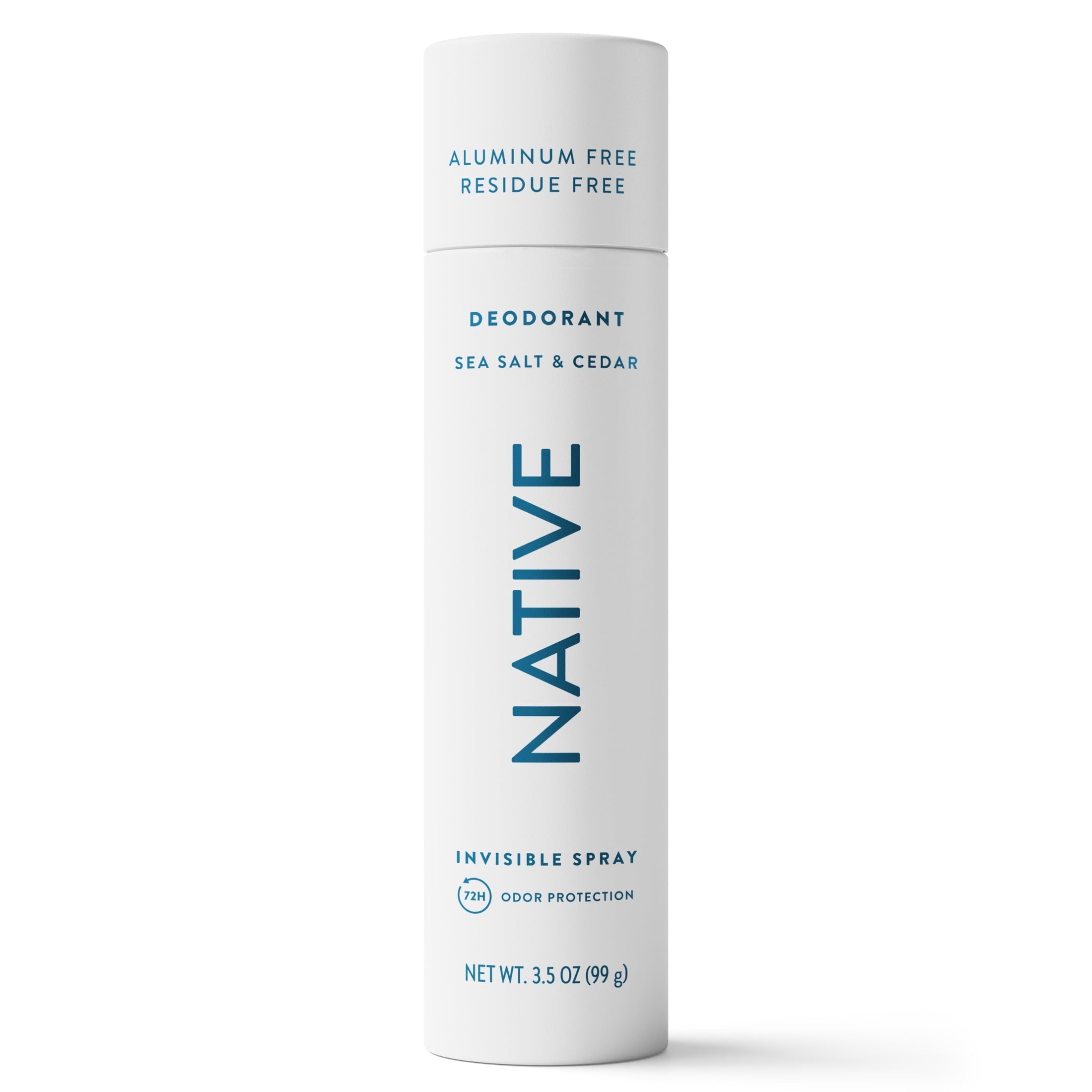 Aluminum Free Deodorant Spray For Men, 72 Hour Deodorant Spray, Sea Salt & Cedar, 3.5oz