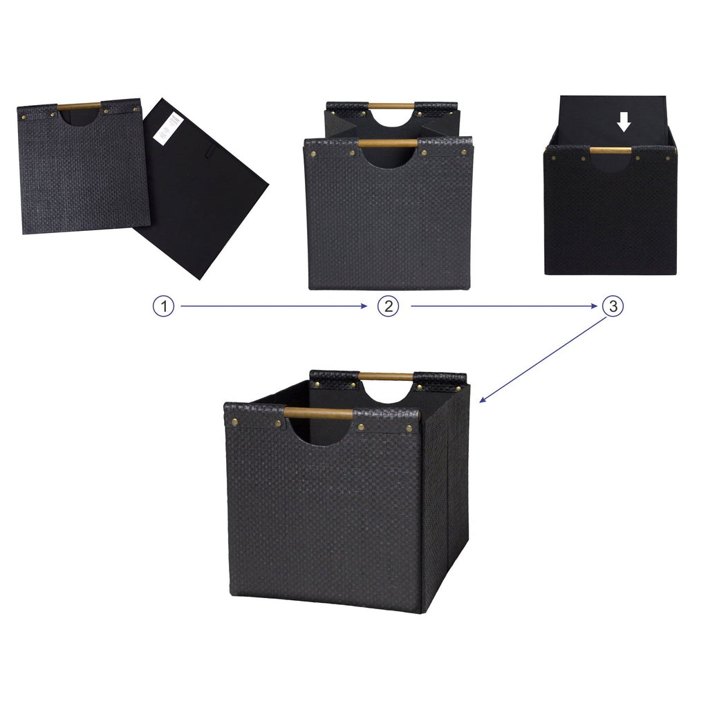 Better Homes & Gardens Collapsible Fabric Cube Storage Bin, Vanilla