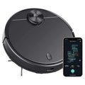 Box Wyze Wi-Fi Connected Robotic Vacuum with LiDAR Room Mapping, Ideal for, Hard Floors and Carpets