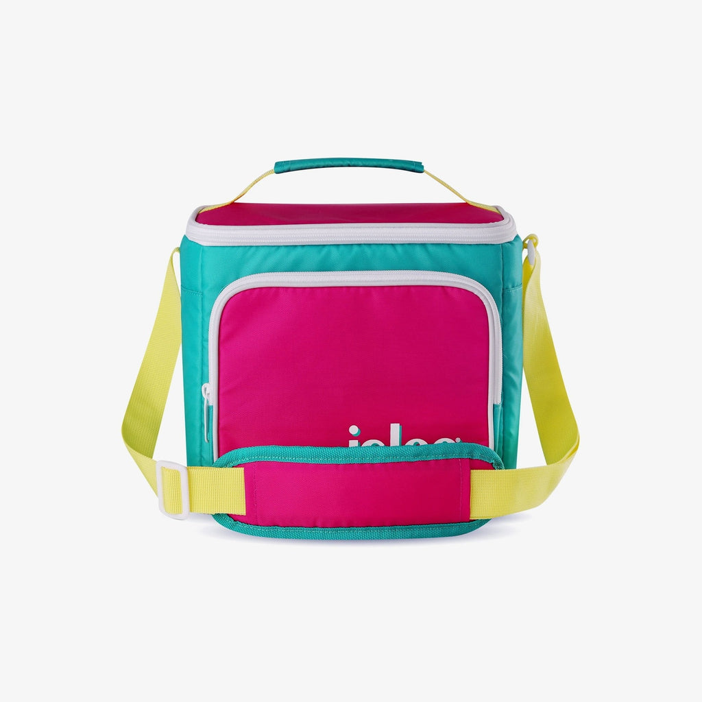 Igloo 9 can Retro Square Lunch Cooler Bag, Lilac Breeze and Light Blue
