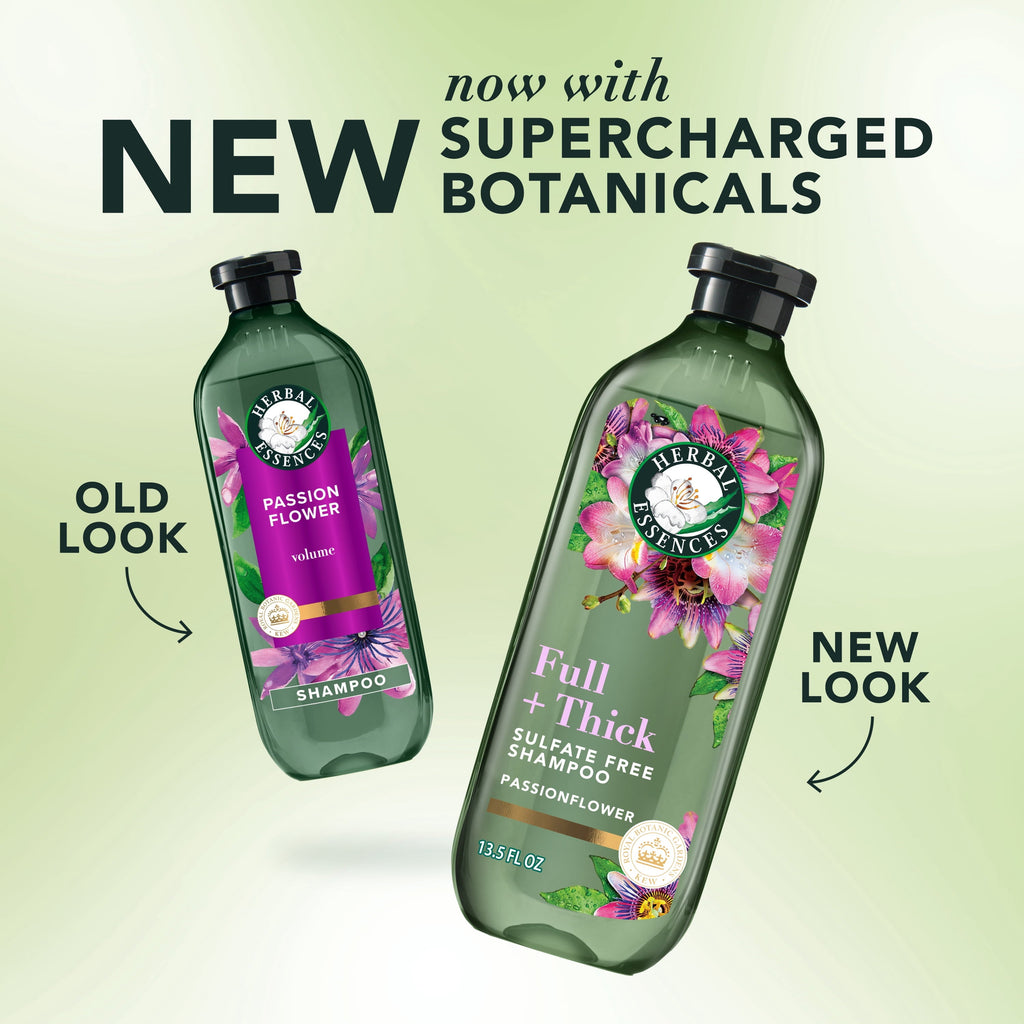 Full + Thick Passionflower Sulfate Free Shampoo, 13.5 fl oz