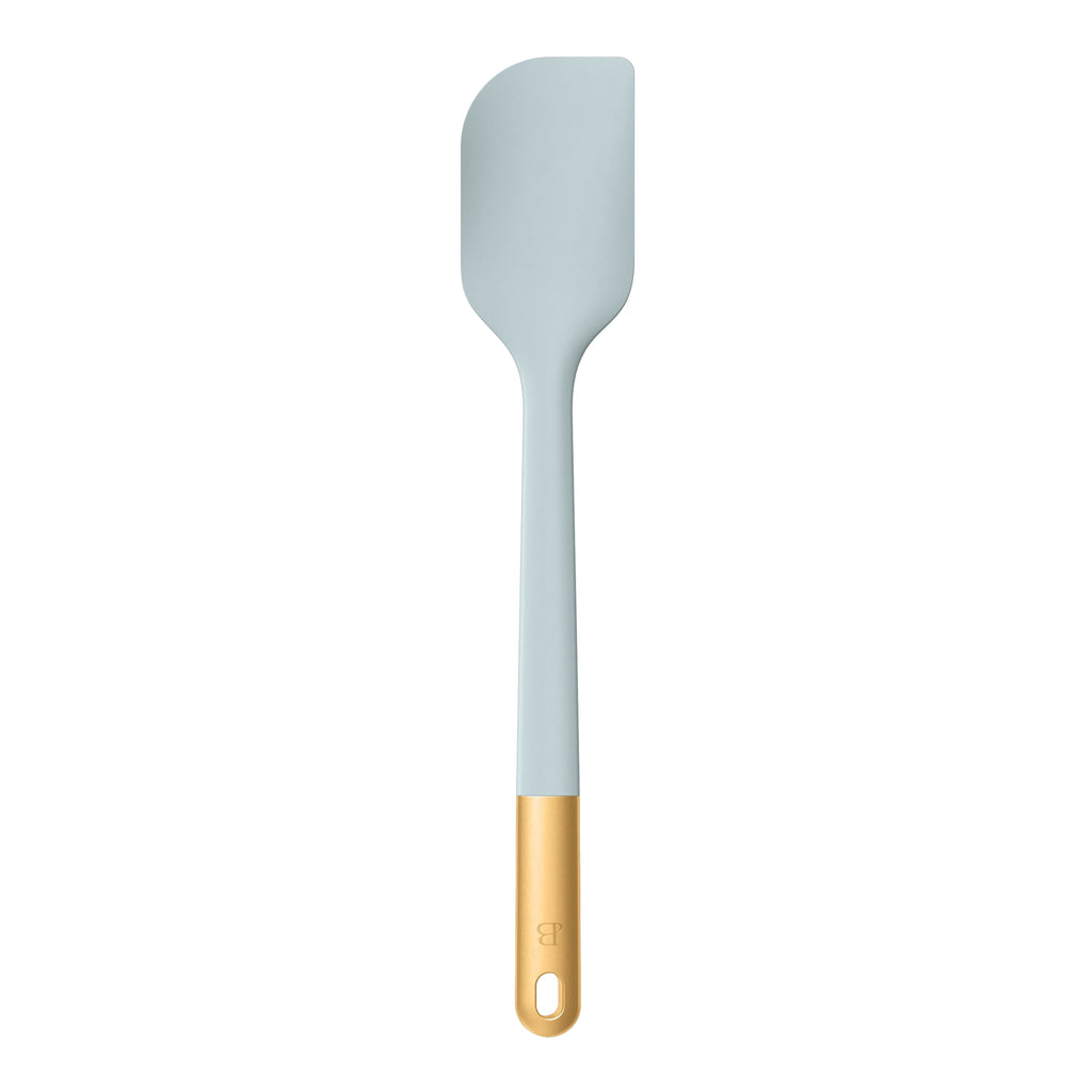 6-Piece Silicone Tool Set with Ceramic Crock, Porcini Taupe by Drew Barrymore